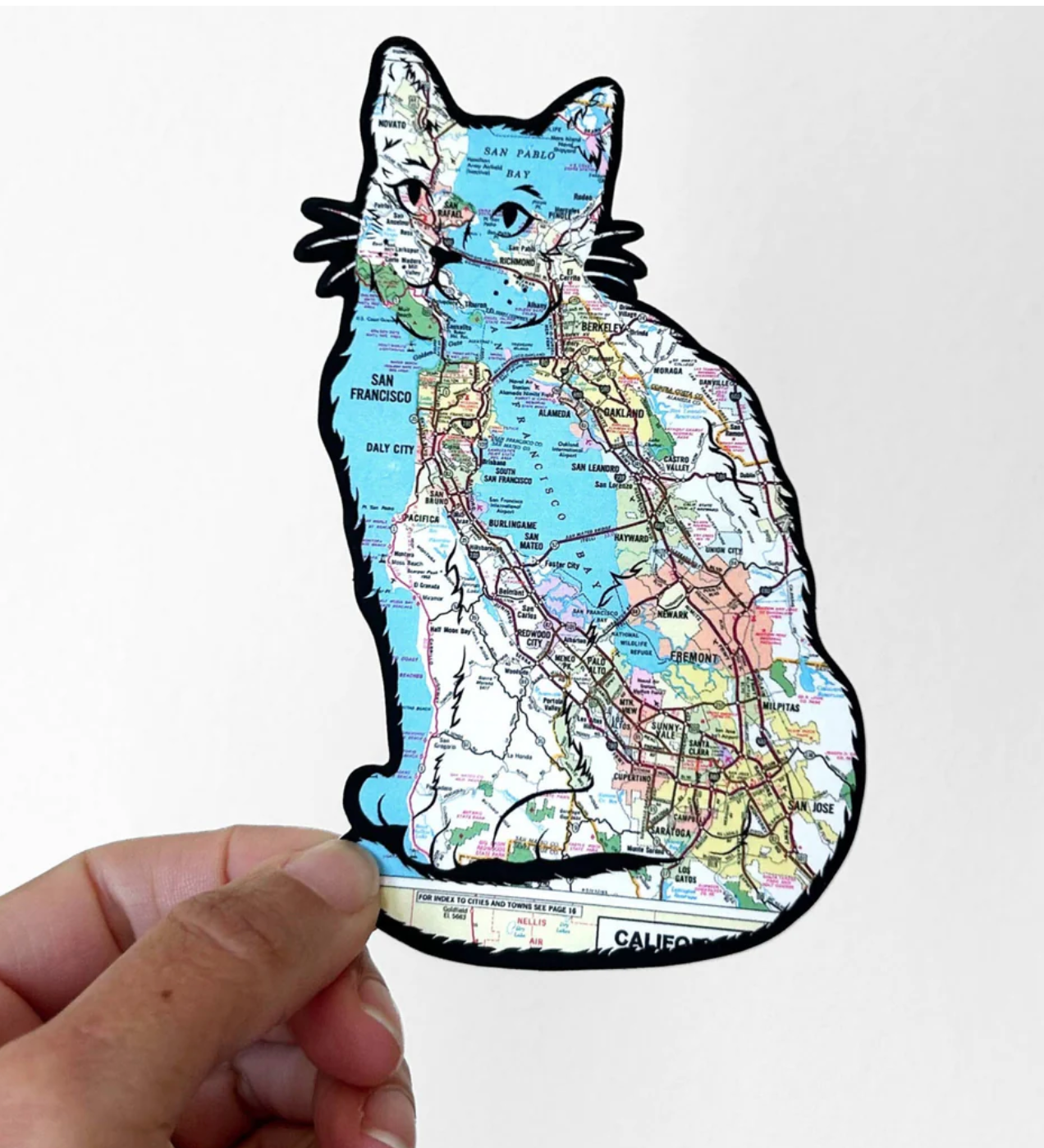 Feline Fine sticker