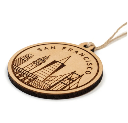 SF Skyline Ornament