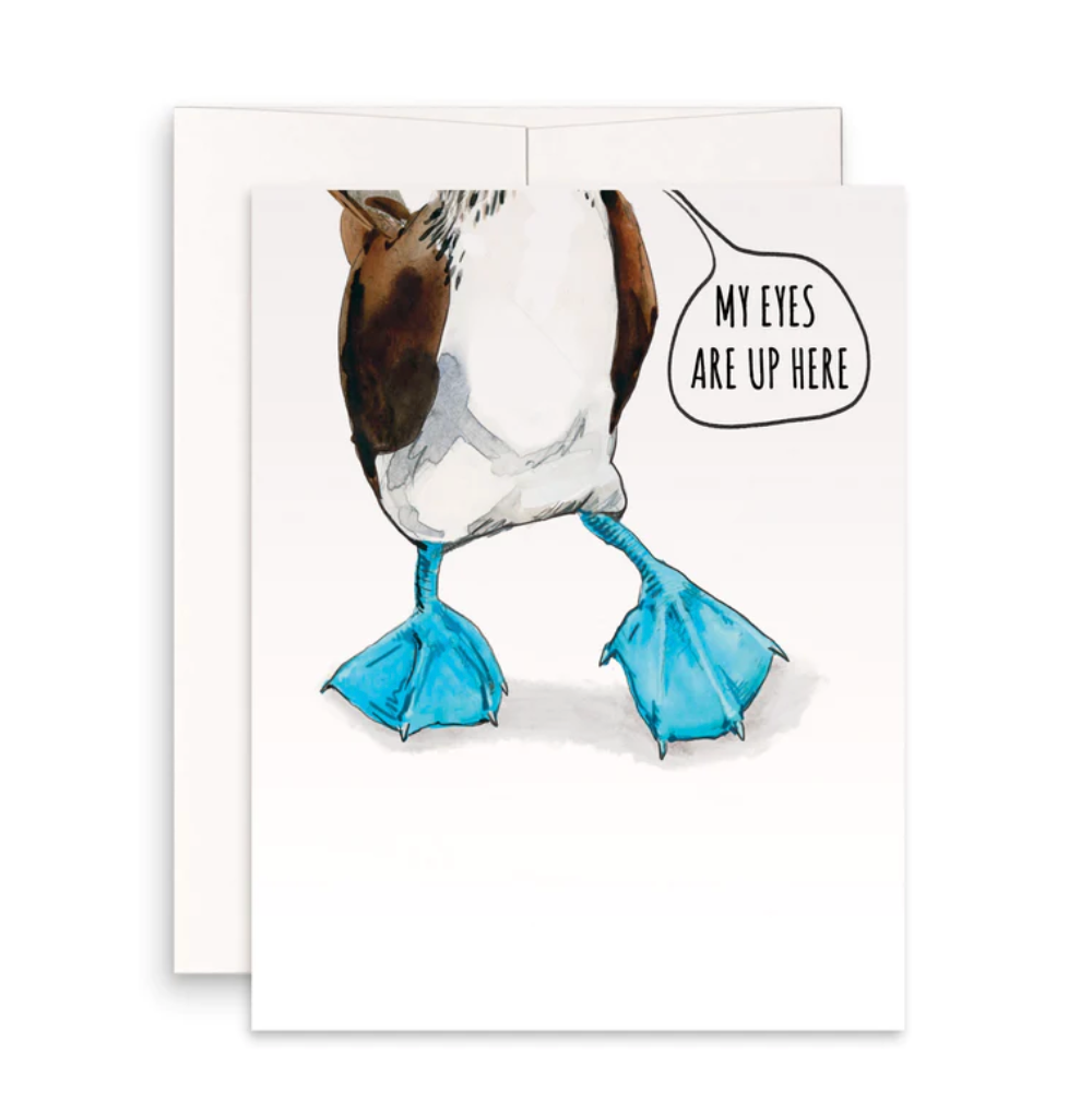 Blue Footed Boobie card