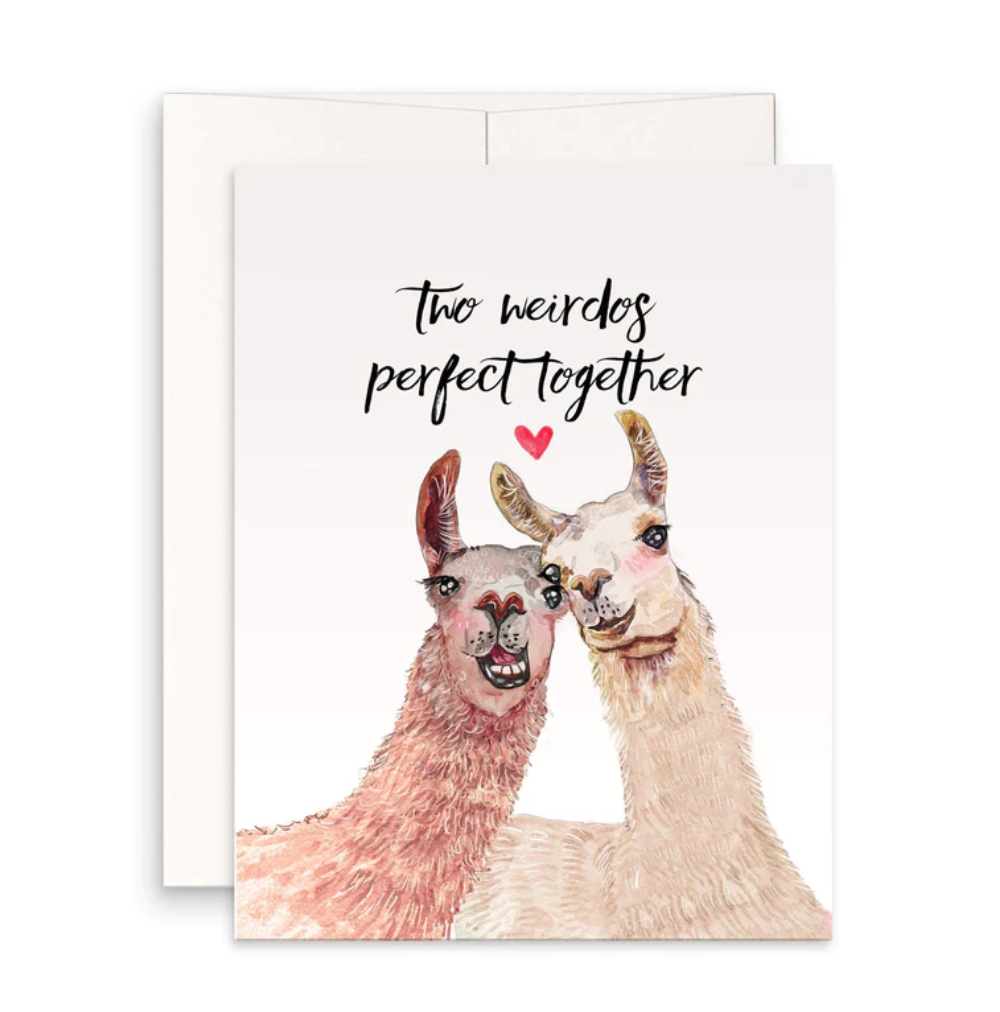 Weirdo Llamas card