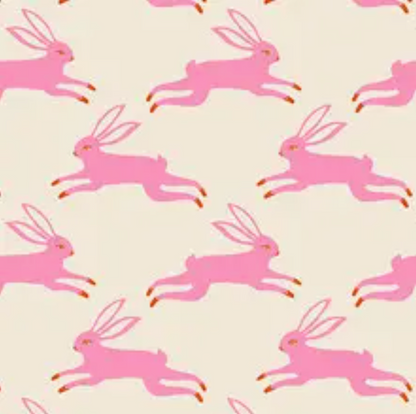 Bunny Run Pink Scrunchie