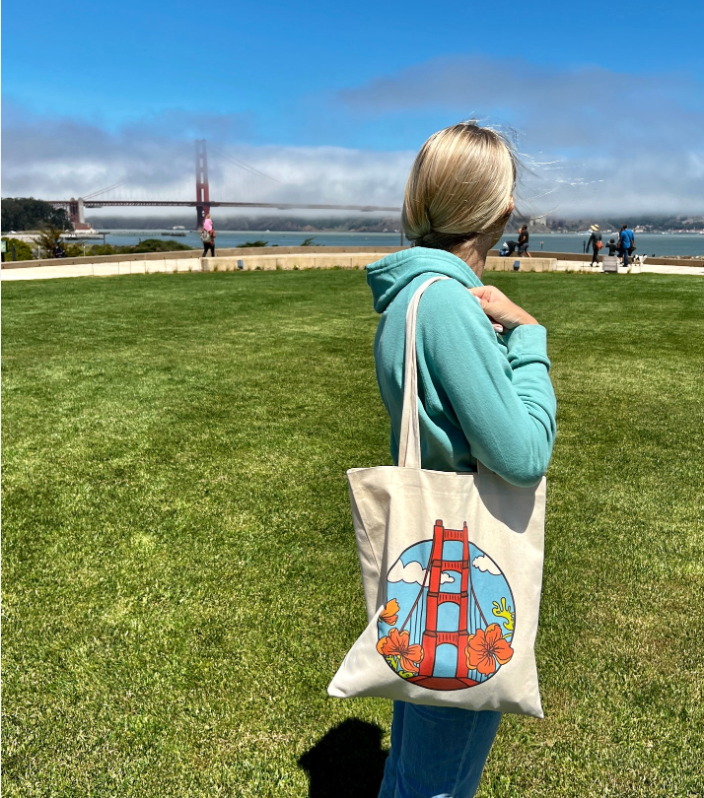 Golden Gate Bridge Tote bag