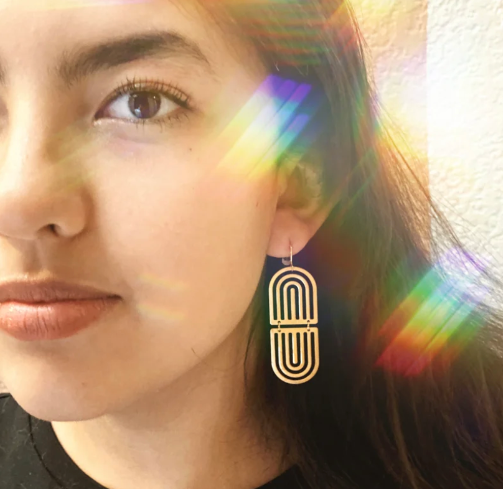 Rainbow Reflection Earrings