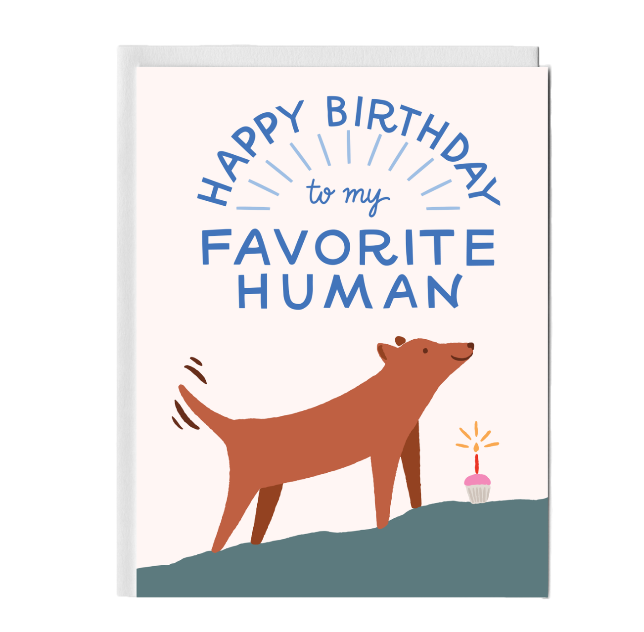 Favorite Human Dog Greeting Card