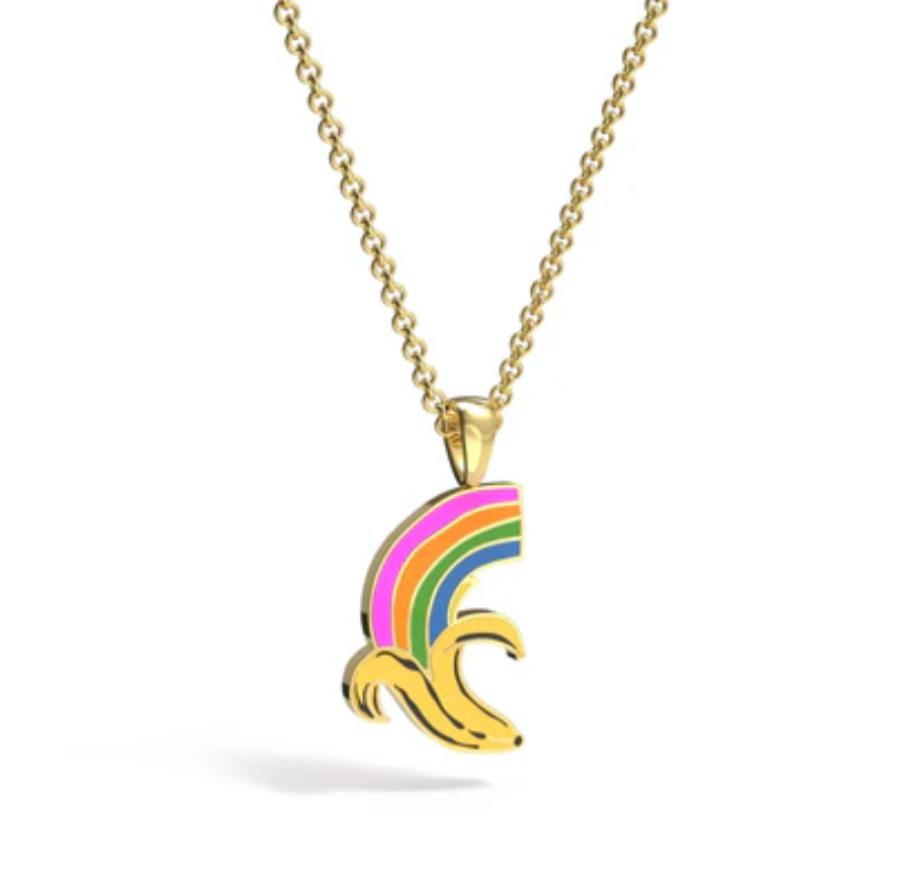 Banana Rainbow necklace