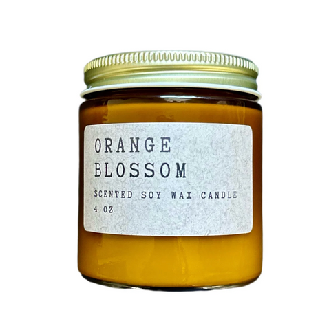 Orange Blossom Soy Wax candle