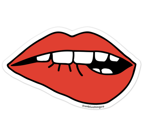 Bit Lip Sticker