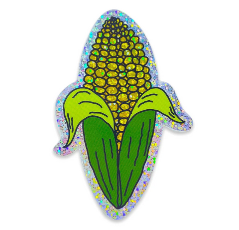 Glitter Corn Sticker