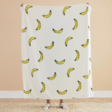 Fleece Banana Throw