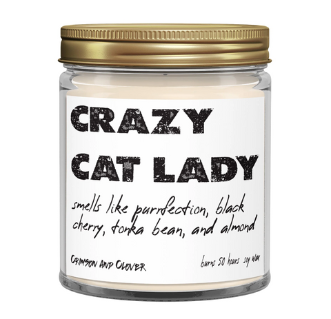 Crazy Cat Lady candle