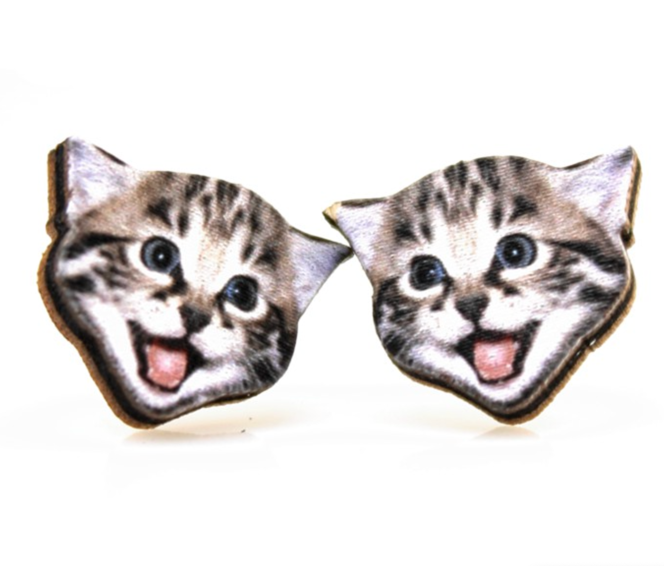 Playful Kitten stud earrings