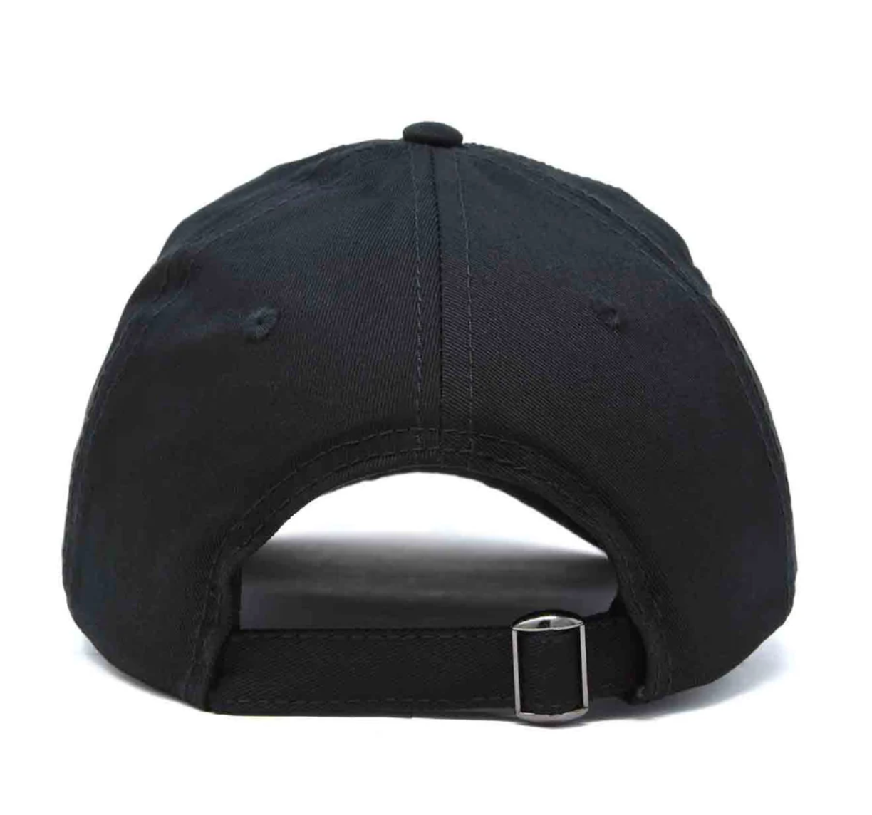 Cat Embroidered soft top Hat - Black