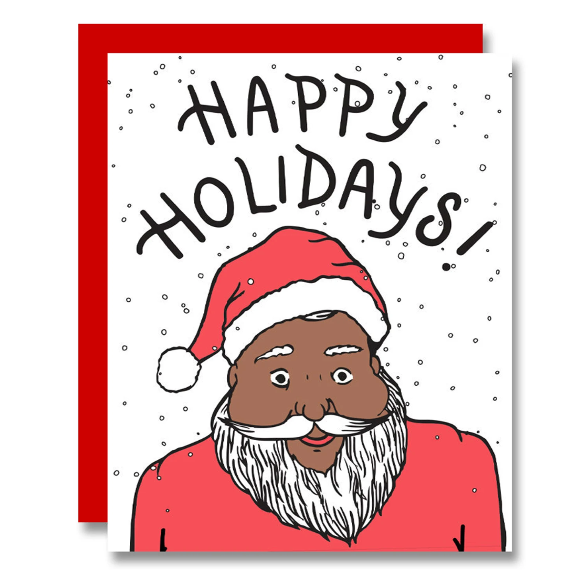 Jolly Santa Greeting Card