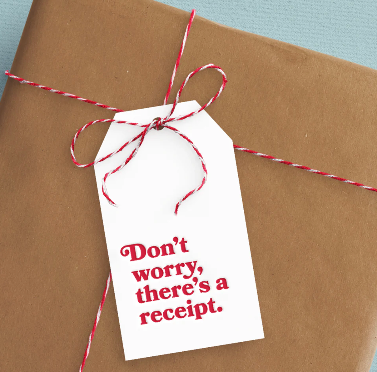 Receipt Gift Tags - Set of 6