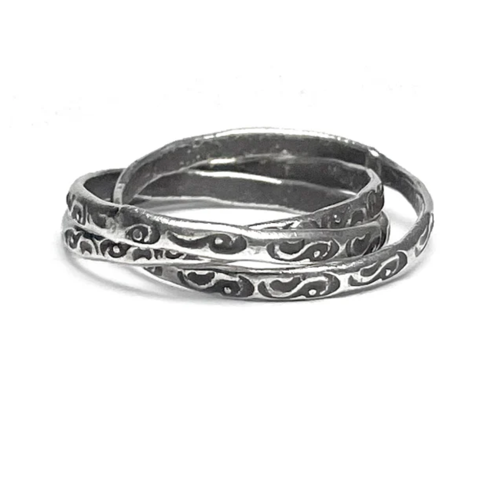 Tribal Interlocking Ring