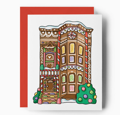 Gingerbread House greeting card