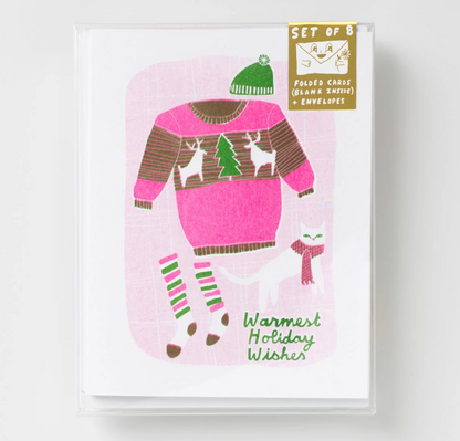 Warmest Holiday Greeting Card / Card Pack