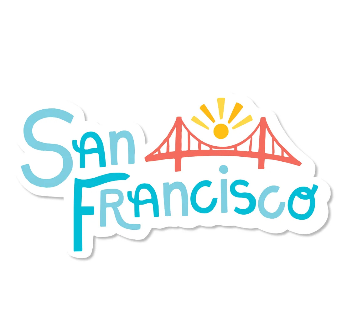 San Francisco GGB sticker