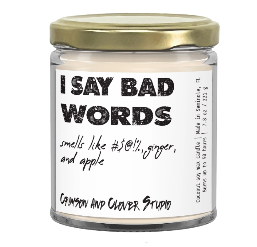 Bad Words candle