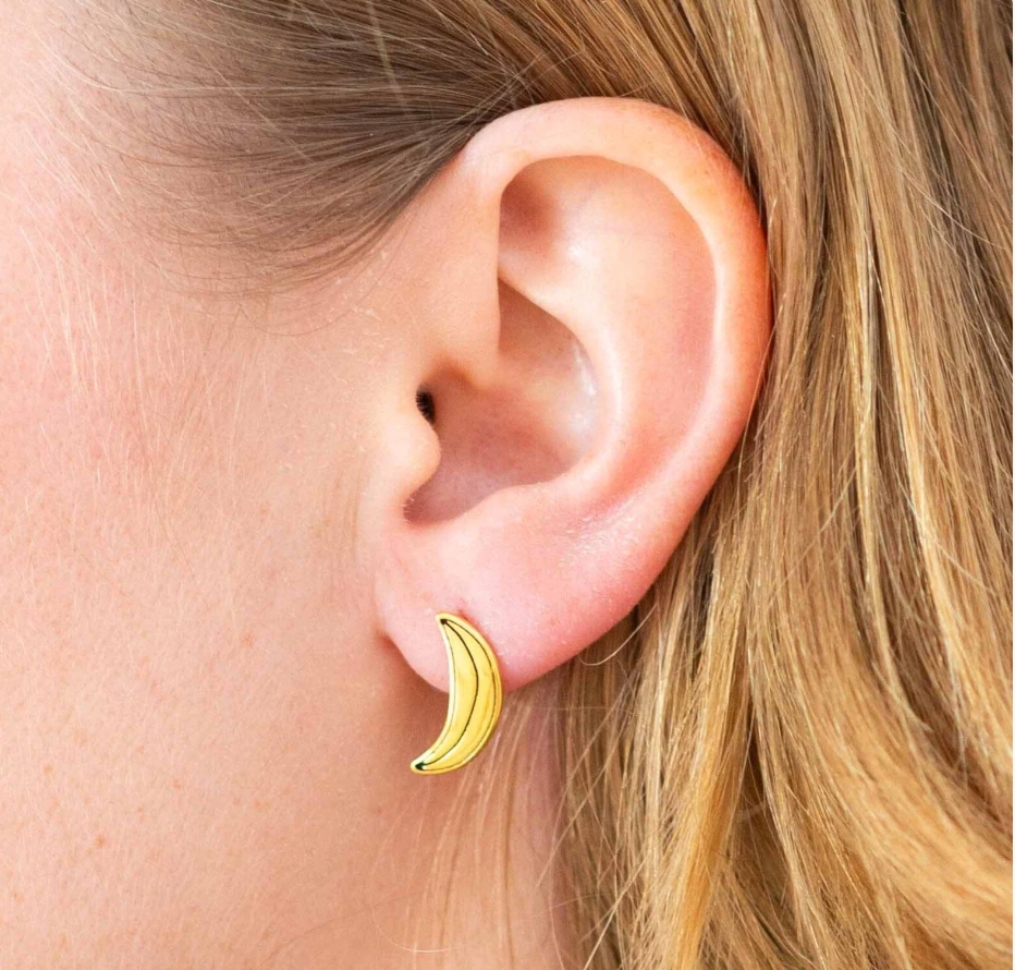 Banana Enamel studs