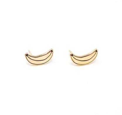 Banana Enamel studs