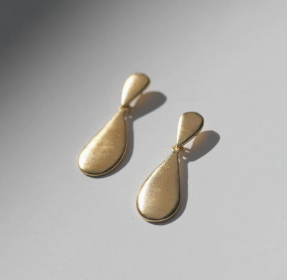 Teardrop Gold earrings