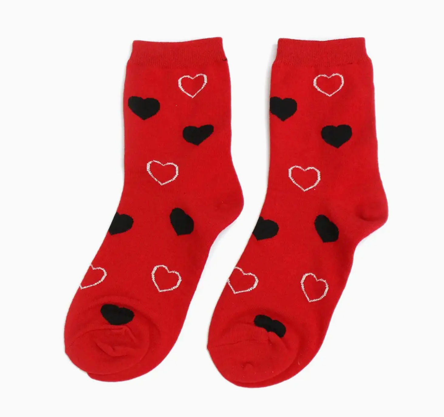 Heart ankle socks