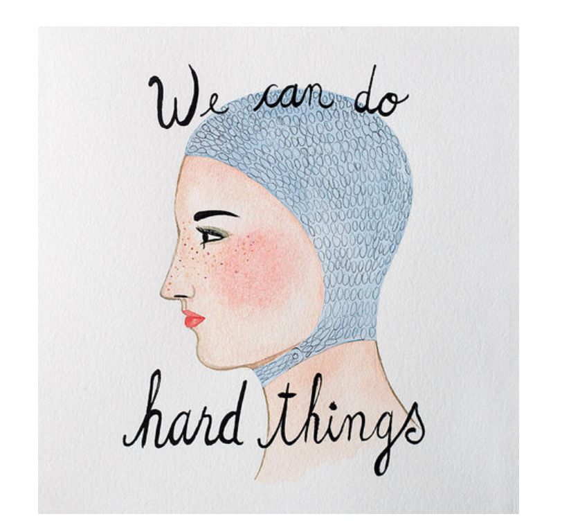 Hard Things Art Print