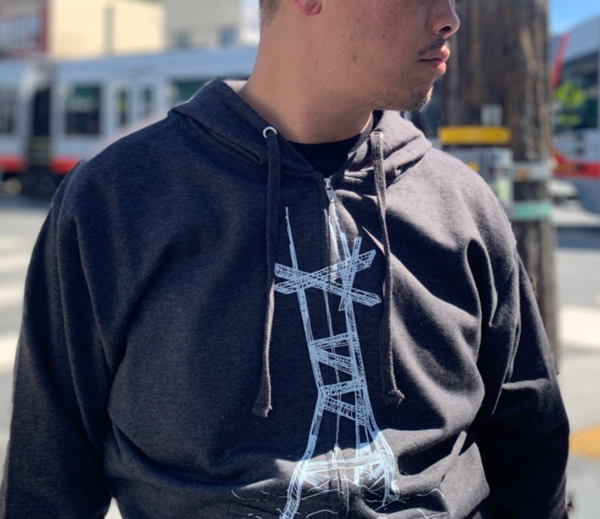 Sutro Sketch Zip Hoodie