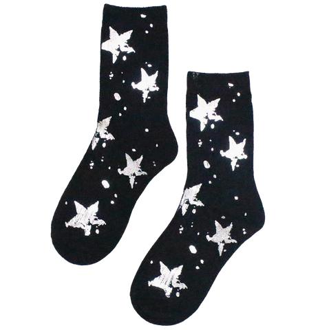 Metallic Star socks