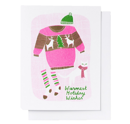 Warmest Holiday Greeting Card / Card Pack