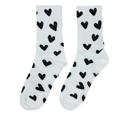 Heart ankle socks