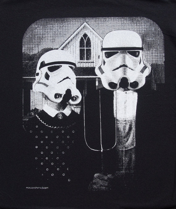 Stormtrooper American Gothic T-Shirt