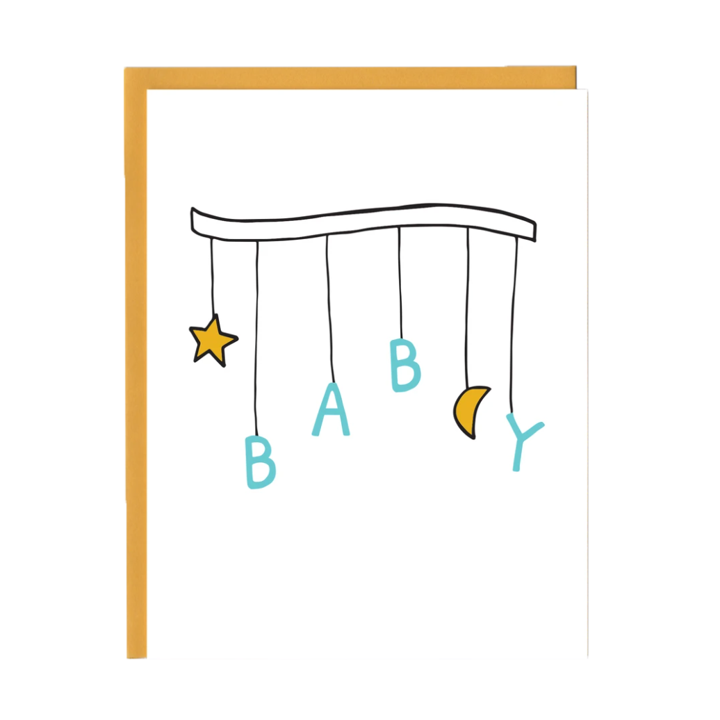 Baby Mobile Greeting Card