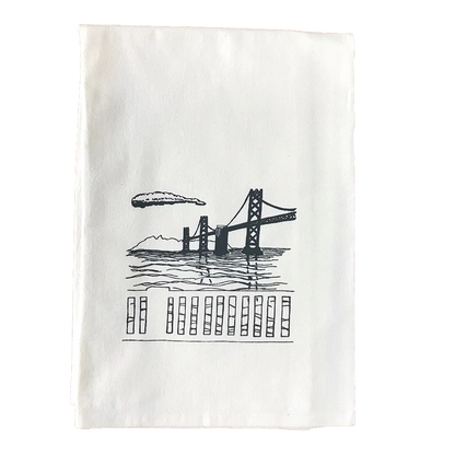 Bay Bridge Tea Towel