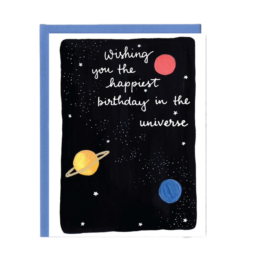 Birthday Universe Greeting Card