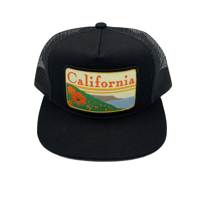 California Poppies Pocket Hat