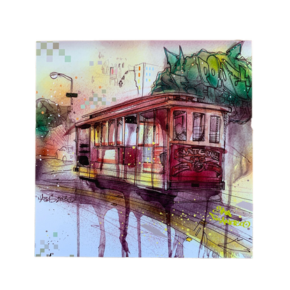 Cable Car Art Print