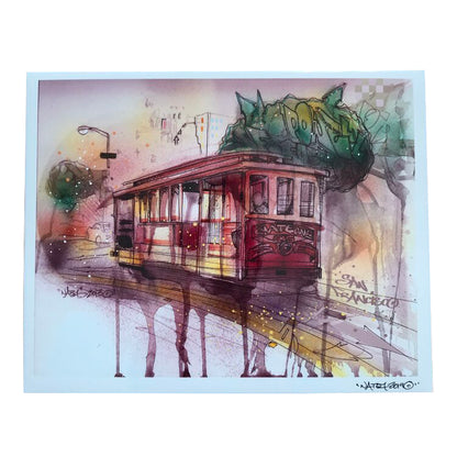 Cable Car Art Print