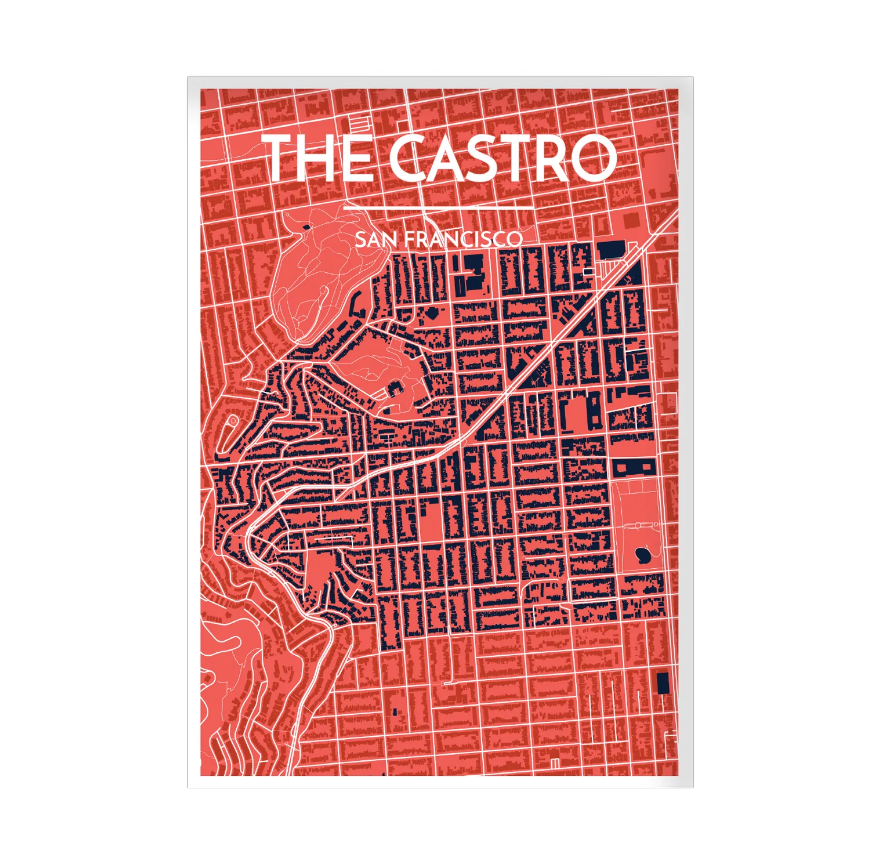 Castro Map Print