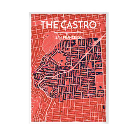 Castro Map Print