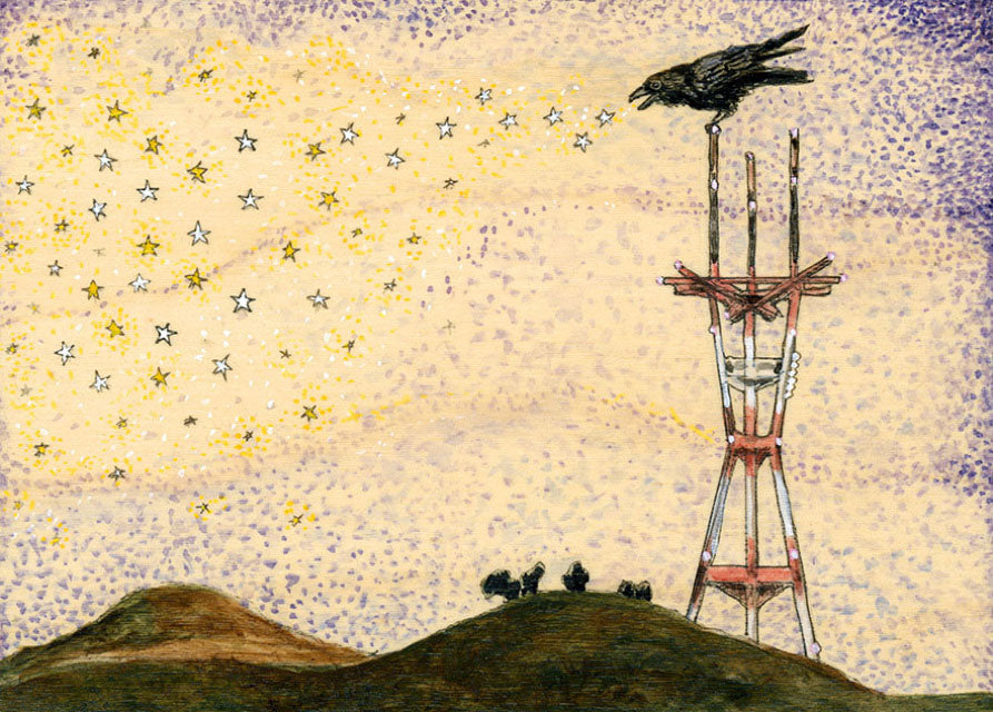 Crow Sutro Art Print