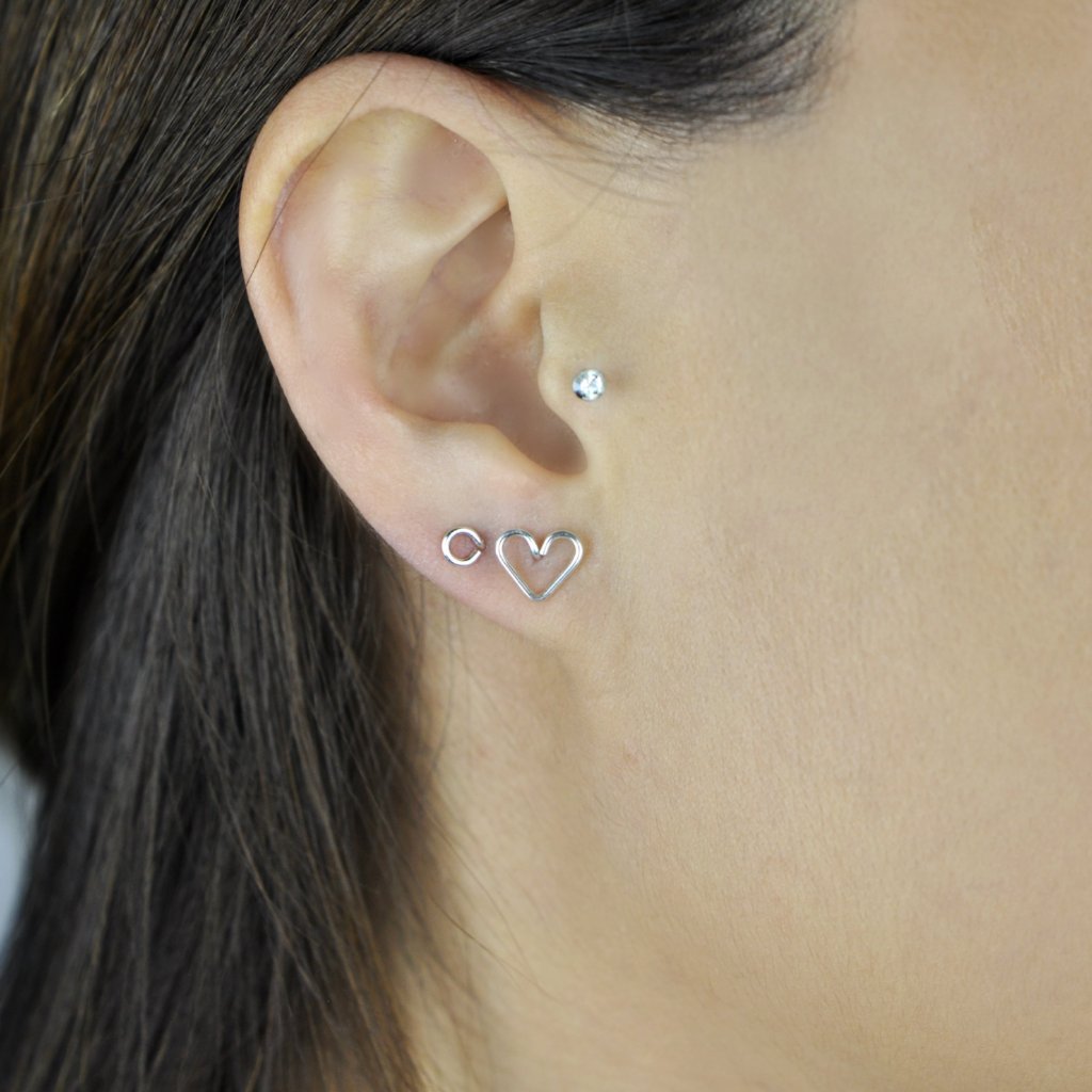 Heart Studs