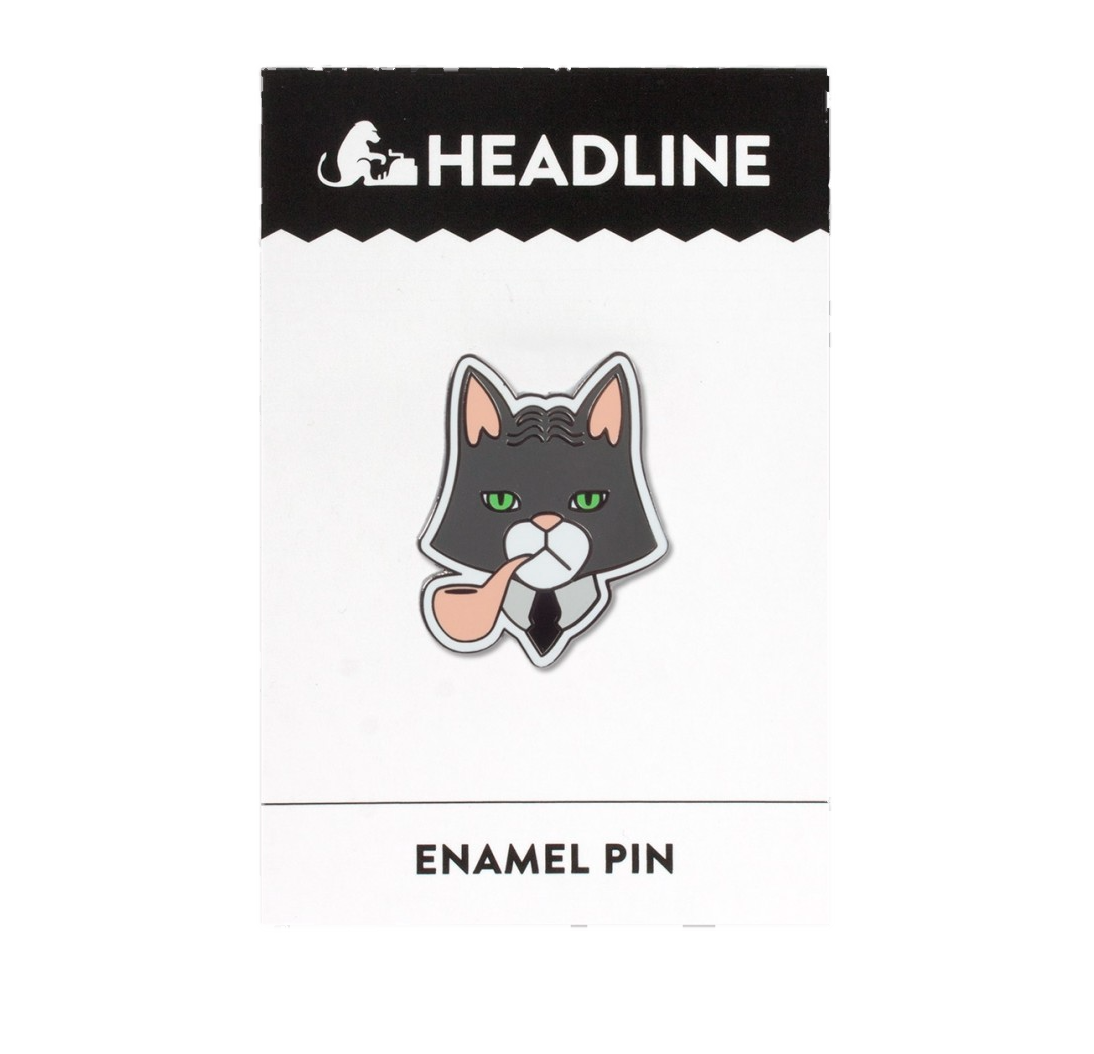 Fancy Cat Enamel Pin