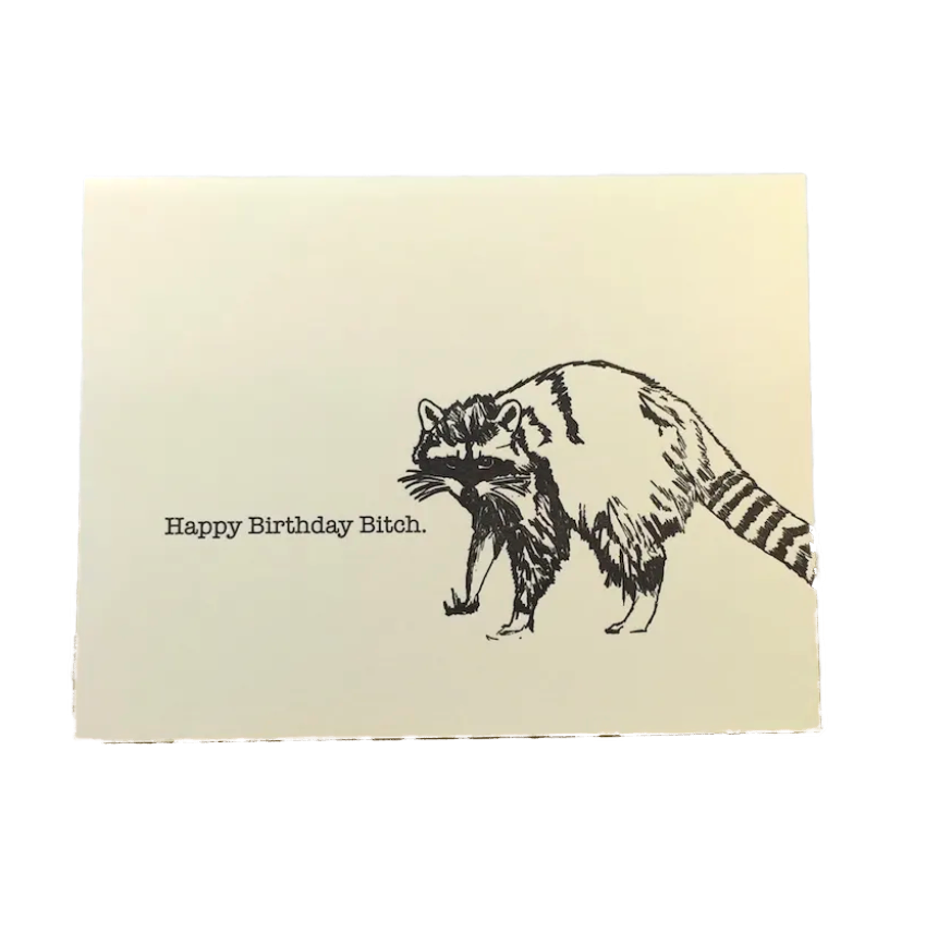 Happy Birthday Bitch greeting card