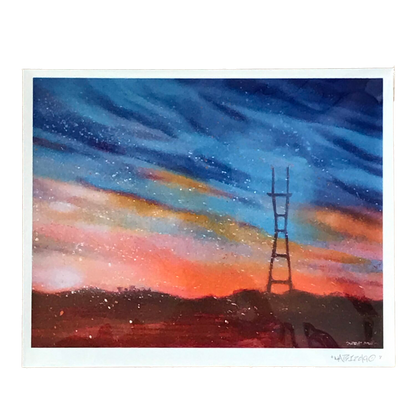 Hazy Sutro Art Print