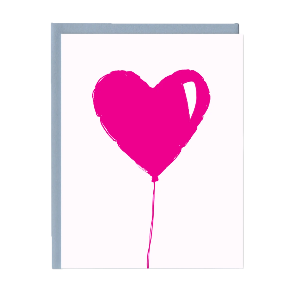 Heart Balloon Greeting Card