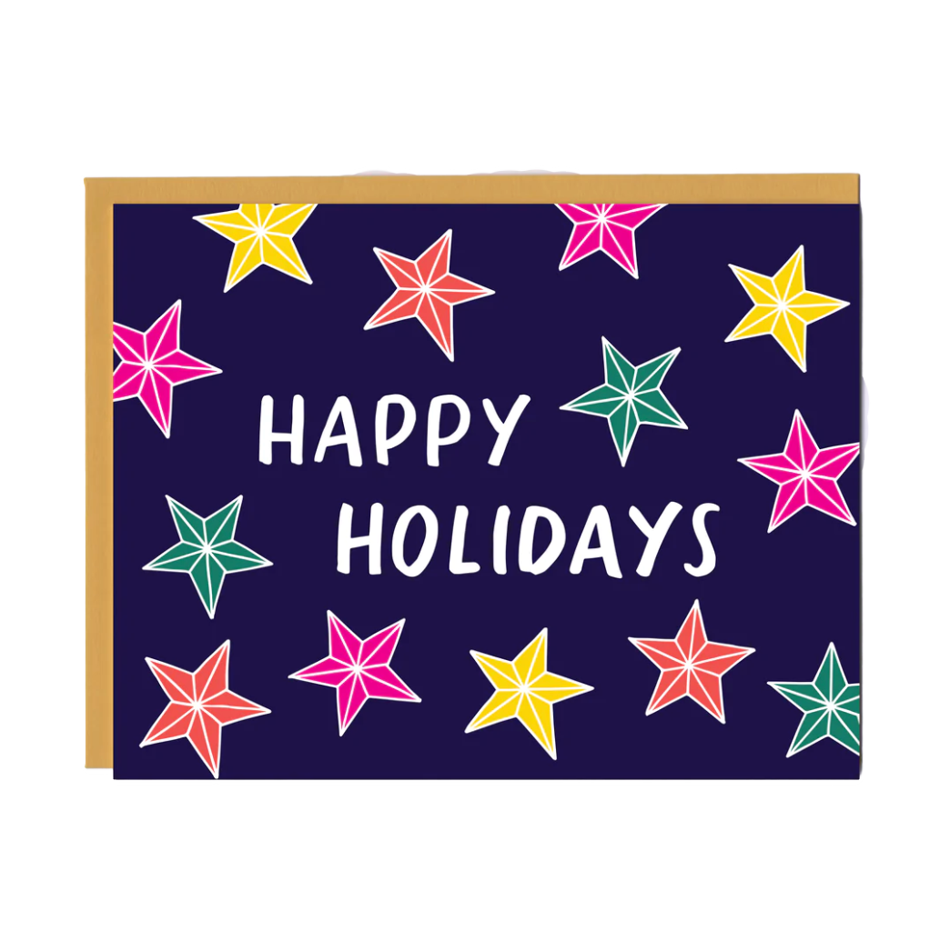 Holiday Stars Greeting Card