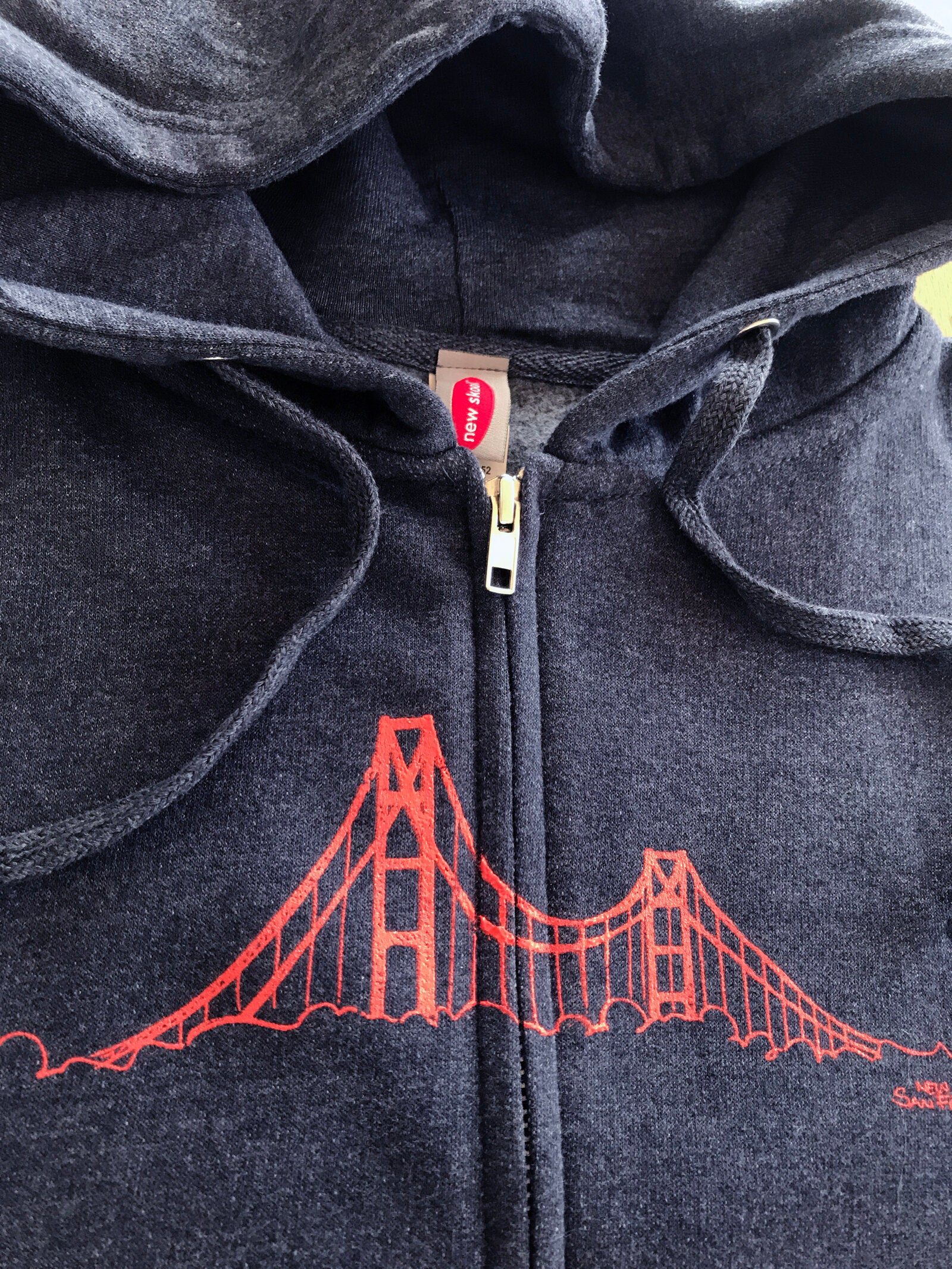 Golden Gate Bridge Zip Hoodie