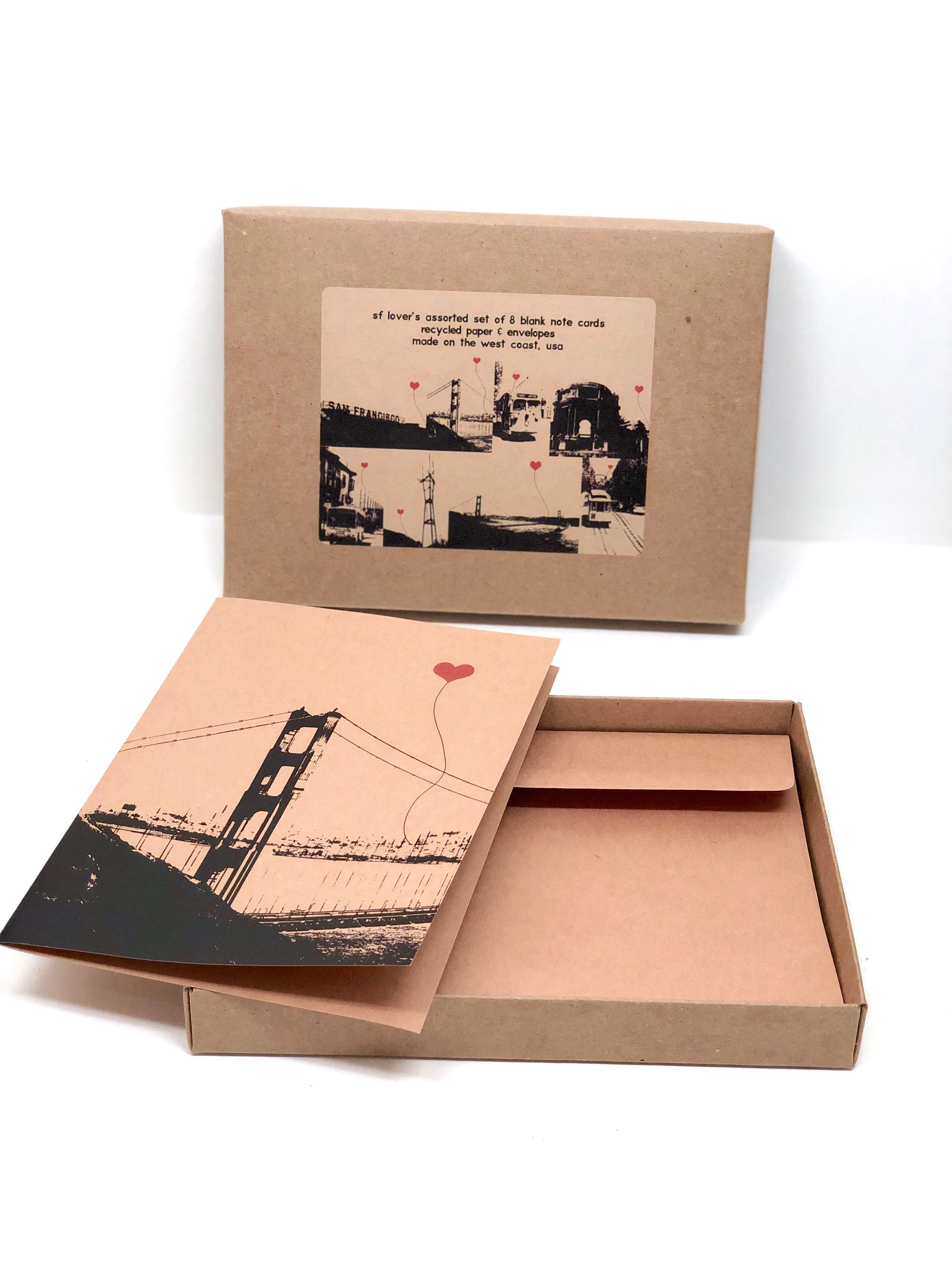 SAN FRANCISCO LOVER'S BOXED NOTE CARD SET